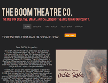 Tablet Screenshot of boomtheatre.com